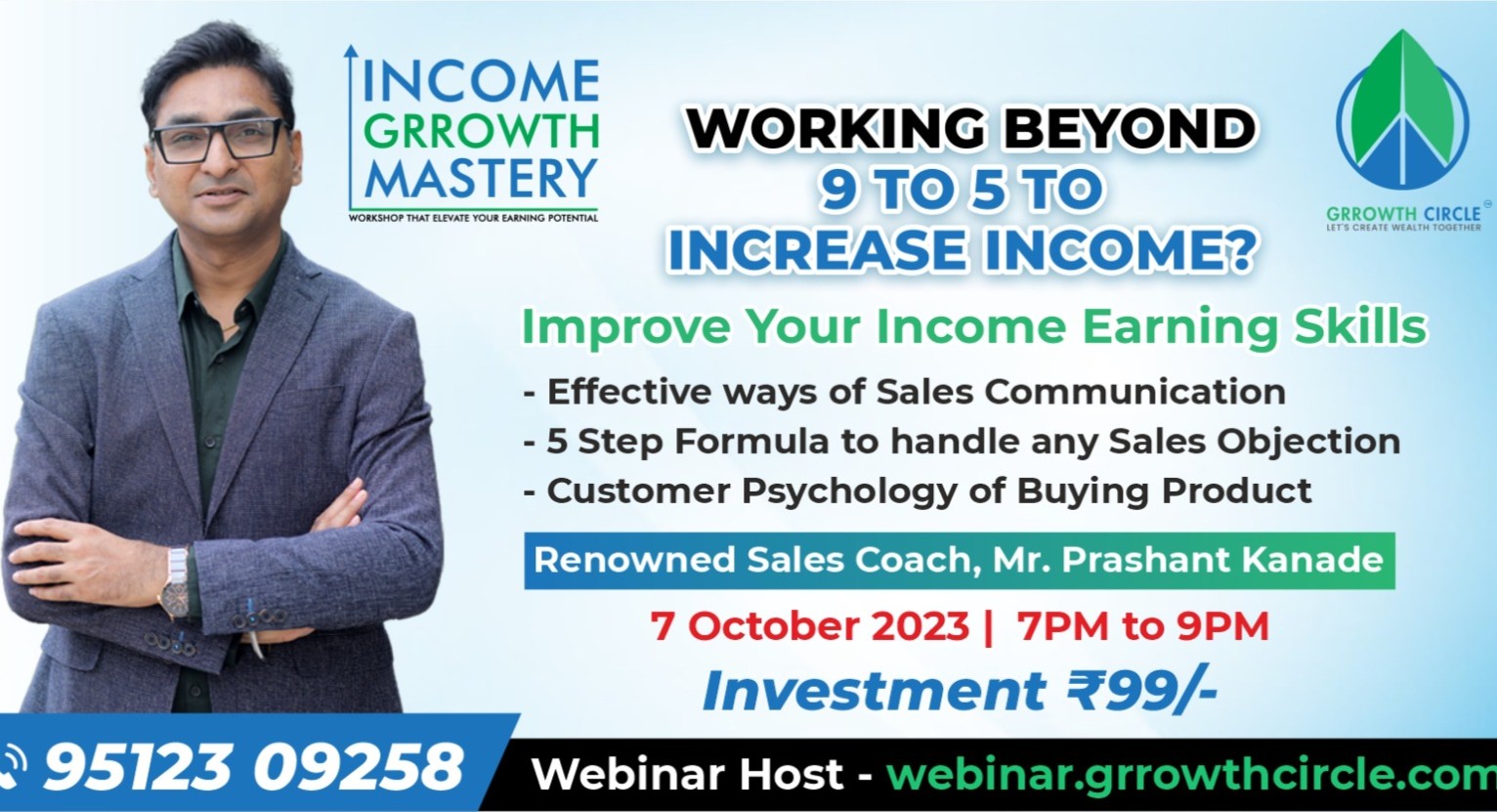 Income Grrowth Mastery by Renowned Coach Prashant Kanade